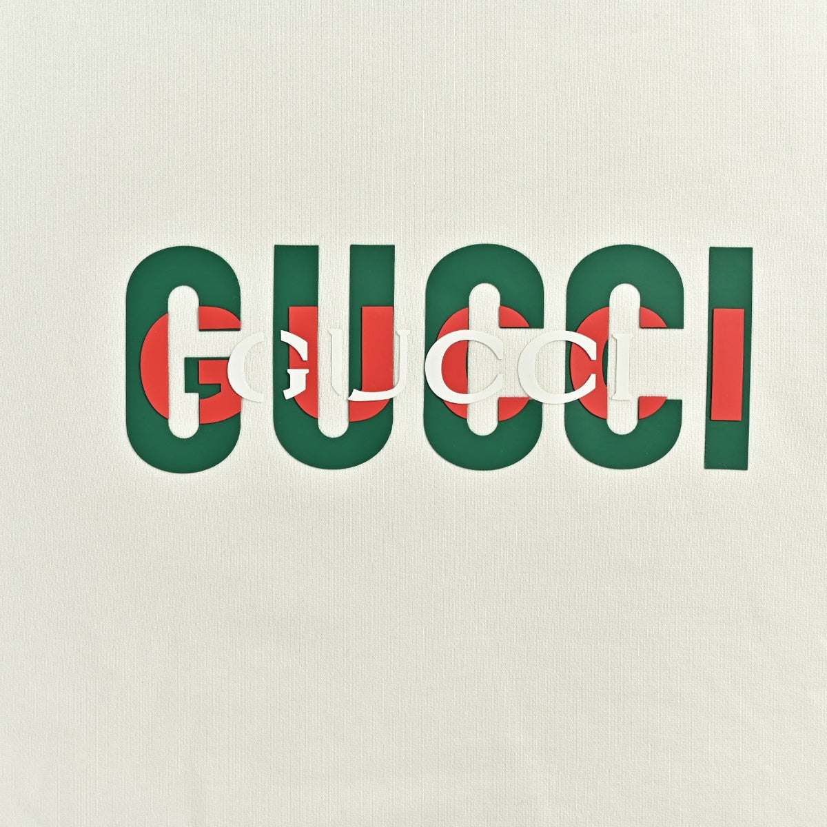 Gucci 26F Vintage Letter Sweatshirt - White