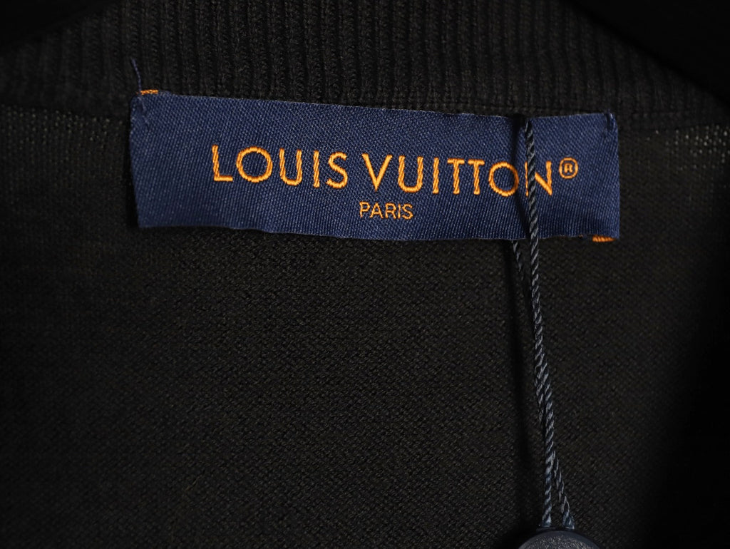 Louis Vuitton Crewneck Short-Sleeve T-Shirt - Black
